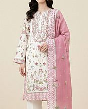 So Kamal Off White Lawn Suit (2 pcs)- Pakistani Lawn Dress