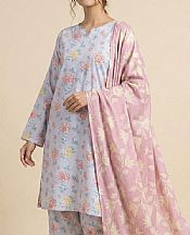 So Kamal Lavender Grey Lawn Suit- Pakistani Lawn Dress