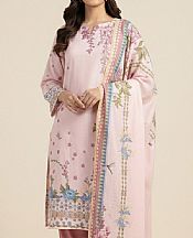 So Kamal Pale Pink Lawn Suit- Pakistani Designer Lawn Suits
