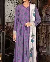So Kamal Purple Grip Suit- Pakistani Designer Chiffon Suit