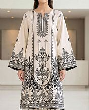 So Kamal Off-white Lawn Suit (2 Pcs)- Pakistani Lawn Dress