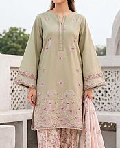 Beige/Pale Pink Lawn Suit