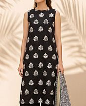 Black/Off White Lawn Suit (2 pcs)