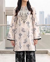 Off White/Black Lawn Suit (2 pcs)