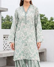 Sea Mist/Off White Lawn Suit (2 pcs)