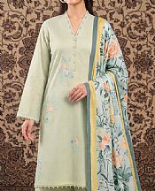 Sand/Pale Blue Lawn Suit