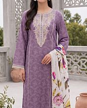 Dusty Purple Lawn Suit