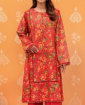 So Kamal Cadmium Red Lawn Suit (2 pcs)- Pakistani Lawn Dress