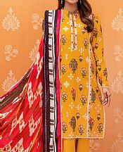 So Kamal Mustard Lawn Suit (2 pcs)- Pakistani Lawn Dress