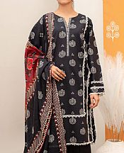 So Kamal Black Lawn Suit (2 pcs)- Pakistani Lawn Dress