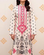 So Kamal Off White/Pink Lawn Suit (2 pcs)- Pakistani Lawn Dress