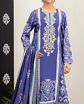 So Kamal Blueberry Lawn Suit- Pakistani Designer Lawn Suits