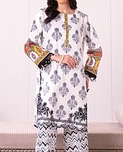 So Kamal Off White Lawn Suit (2 pcs)- Pakistani Lawn Dress