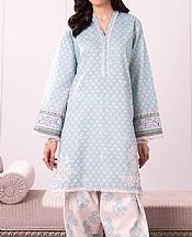 So Kamal Sky Blue Lawn Suit (2 pcs)- Pakistani Lawn Dress
