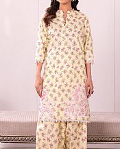 So Kamal Off White Lawn Suit (2 pcs)- Pakistani Designer Lawn Suits