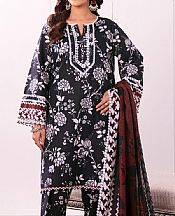 So Kamal Black Lawn Suit- Pakistani Designer Lawn Suits