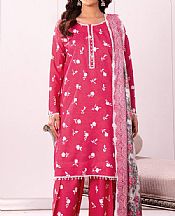 So Kamal Dark Pink Lawn Suit- Pakistani Lawn Dress