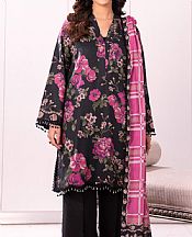 So Kamal Black Lawn Suit (2 pcs)- Pakistani Lawn Dress