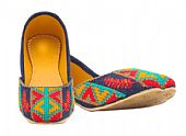 Ladies Khussa- Multicolor- Khussa Shoes for Women