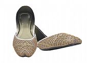 Ladies Khussa- Olive- Khussa Shoes for Women