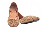 Ladies Khussa- Tea Pink- Pakistani Khussa Shoes