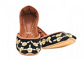 Ladies Khussa- Black- Pakistani Khussa Shoes