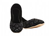 Ladies Khussa- Black- Pakistani Khussa Shoes