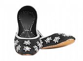 Ladies Khussa- Black- Khussa Shoes for Women