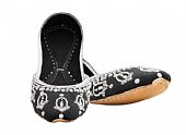 Ladies Khussa- Black- Pakistani Khussa Shoes