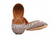 Ladies Khussa- Beige- Khussa Shoes for Women