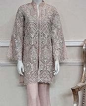 Tea Pink Net Suit- Pakistani Designer Chiffon Suit