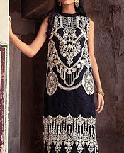 Threads And Motifs Black Organza Suit- Pakistani Chiffon Dress