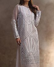 Threads And Motifs Ivory Organza Suit- Pakistani Chiffon Dress