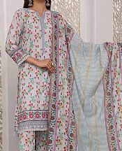 Vs Textile White Lawn Suit- Pakistani Lawn Dress