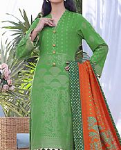 Pastel Green Khaddar Suit- Pakistani Winter Clothing