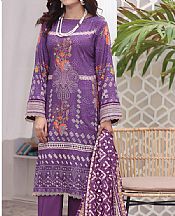 Vs Textile Lavender Lawn Suit- Pakistani Lawn Dress