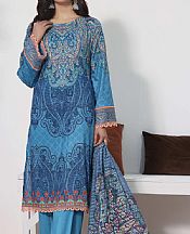 Vs Textile Turquoise Lawn Suit- Pakistani Lawn Dress