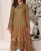 Vs Textile Brown Lawn Suit- Pakistani Lawn Dress