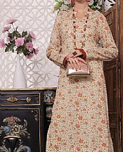 Vs Textile Ivory Lawn Suit (2 Pcs)- Pakistani Lawn Dress