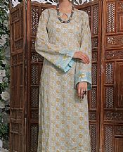 Vs Textile Grey Lawn Suit (2 Pcs)- Pakistani Lawn Dress