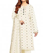 Off-white Karandi Suit- Pakistani Winter Clothing