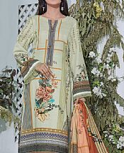 Light Pistachio Khaddar Suit- Pakistani Winter Dress
