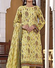 Yellow Lawn Suit- Pakistani Designer Lawn Dress