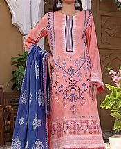 Flamingo Pink Lawn Suit