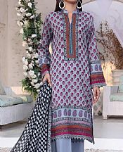 Slate Grey Lawn Suit- Pakistani Designer Lawn Dress