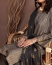 Grey Jacquard Suit- Pakistani Winter Dress