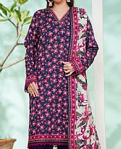 Vs Textile Indigo Lawn Suit- Pakistani Lawn Dress