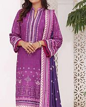 Vs Textile Purple Linen Suit- Pakistani Winter Dress