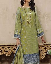 Vs Textile Apple Green Cambric Suit- Pakistani Winter Clothing