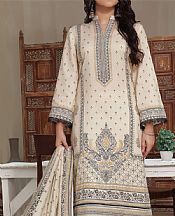 Vs Textile Off-white Cambric Suit- Pakistani Winter Dress